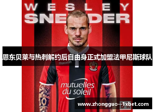 恩东贝莱与热刺解约后自由身正式加盟法甲尼斯球队 恩东贝莱与热刺解约后自由身正式加盟法甲尼斯球队